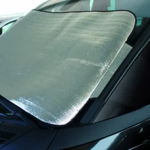 Szezonális akció SZÉLVÉDŐ TAKARÓ Napvédő 70x150cm Szélvédő takaró Téli , Nyári, AKCIÓ!