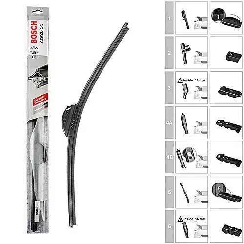 Outlet Bosch Ablaktörlő lapát, Aero eco, 45 CM, Darabos